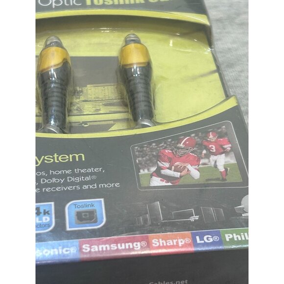 Xtreme 6-Feet Fiber Optic Toslink Cable Connect Any Audio System to HDTV - Picture 3 of 5